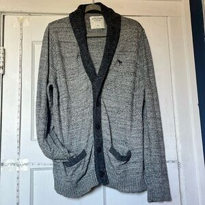 Early 2000s Abercrombie and Fitch shawl collar cardigan